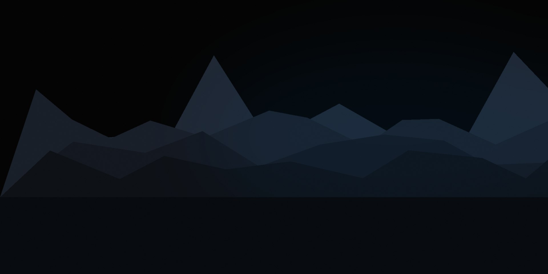 Layered mountain range silhouette at dusk, the setting for the Project Honu story